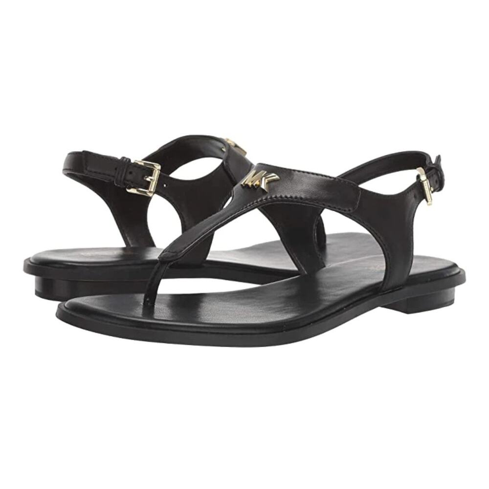 MICHAEL Michael Kors | 6 | Women's Premium Leather Melanie Thong Flat Sandal